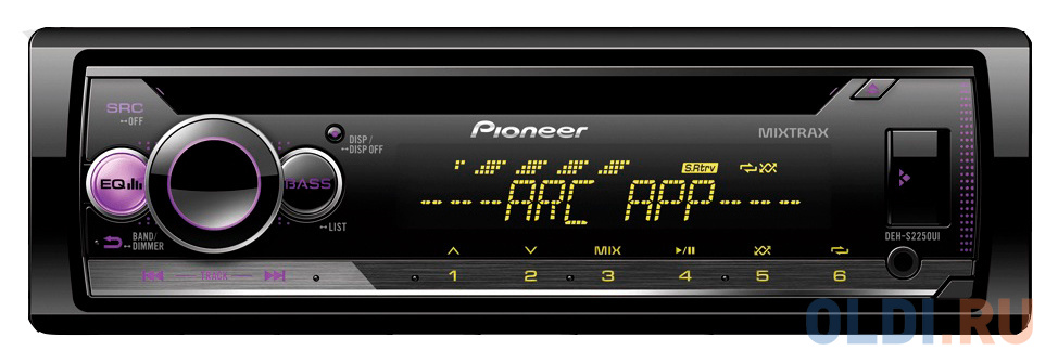 

Автомагнитола CD Pioneer DEH-S2250UI 1DIN 4x50Вт