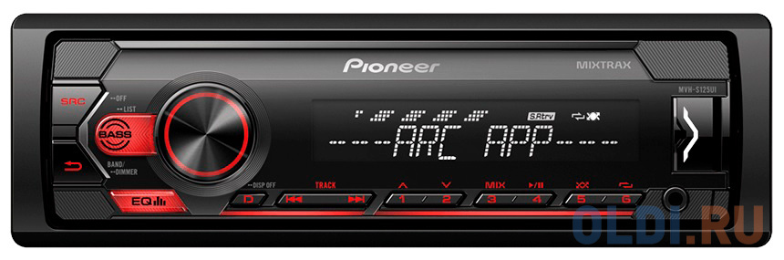 

Автомагнитола Pioneer MVH-S125UI 1DIN 4x50Вт