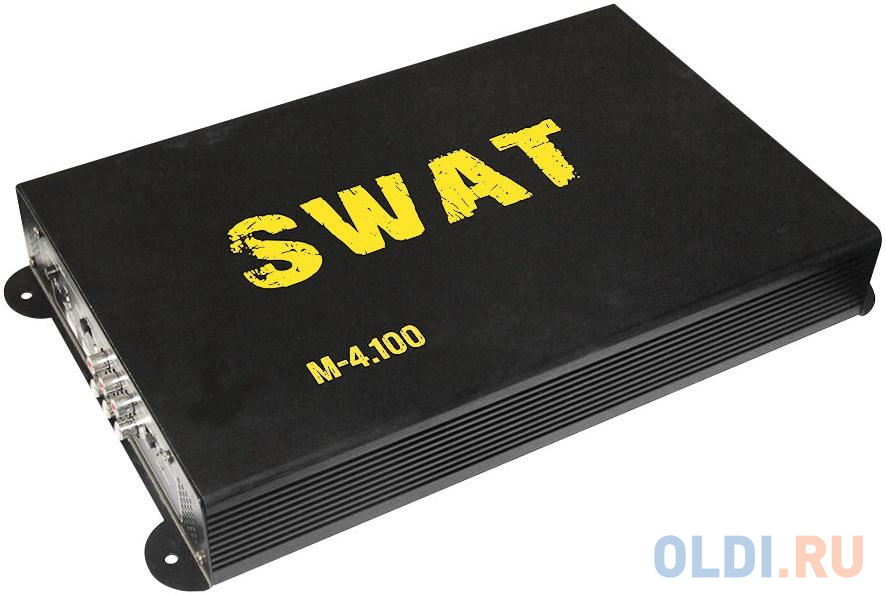 Усилитель автомобильный Swat M-4.100 четырехканальный - фото 1