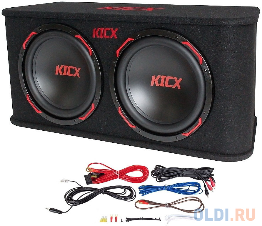 

Сабвуфер автомобильный Kicx GT2200BA 600Вт активный (30см/12")