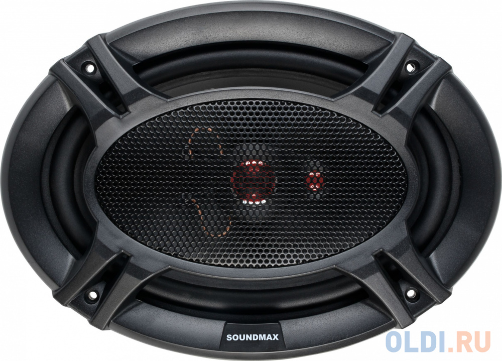 Колонки автомобильные Soundmax SM-CSI693 260Вт 92дБ 4Ом 15x23см (6x9дюйм) (ком.:2кол.) коаксиальные трехполосные