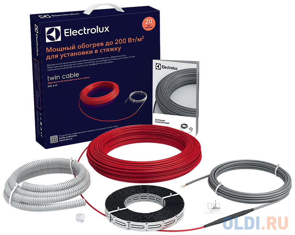 Кабель Electrolux ETC 2-17-200 комплект теплого пола комплект electrolux eacc 60h up4 dc n8 инверторной сплит системы кассетного типа