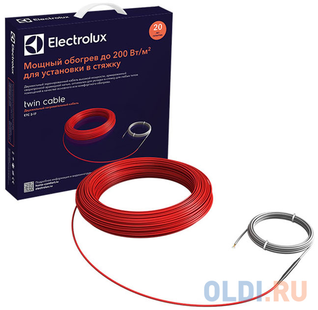 Кабель Electrolux ETC 2-17-300 комплект теплого пола от OLDI