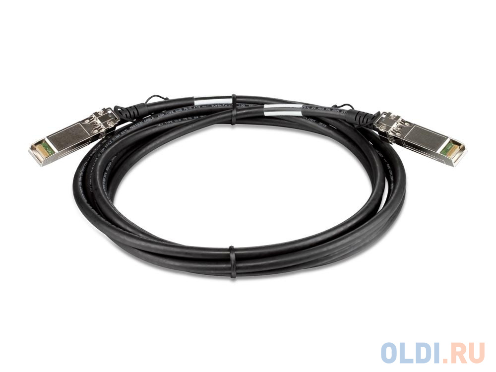 D-LINK DEM-CB300S Стековый кабель 10-GbE SFP+ 3м - фото 2