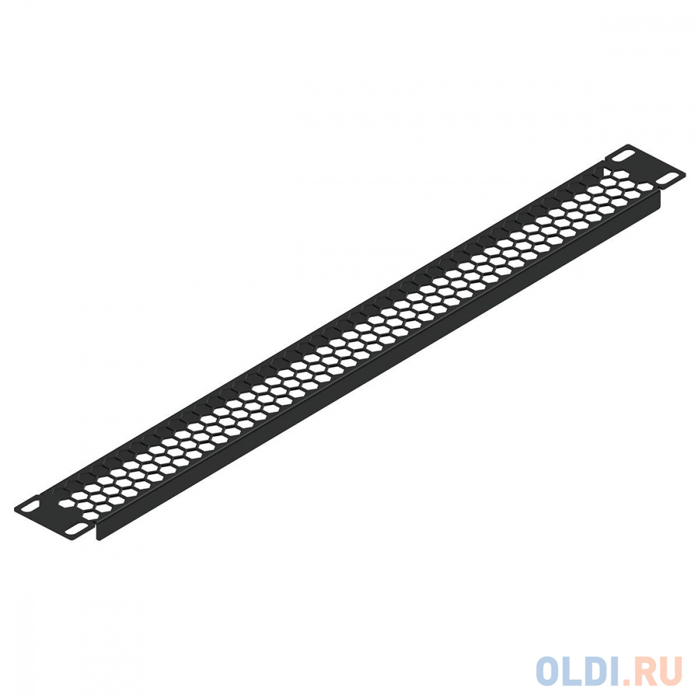 

Панель C3Solution Фальшпанель-заглушка 19" перфорированная, 1U, чёрная
