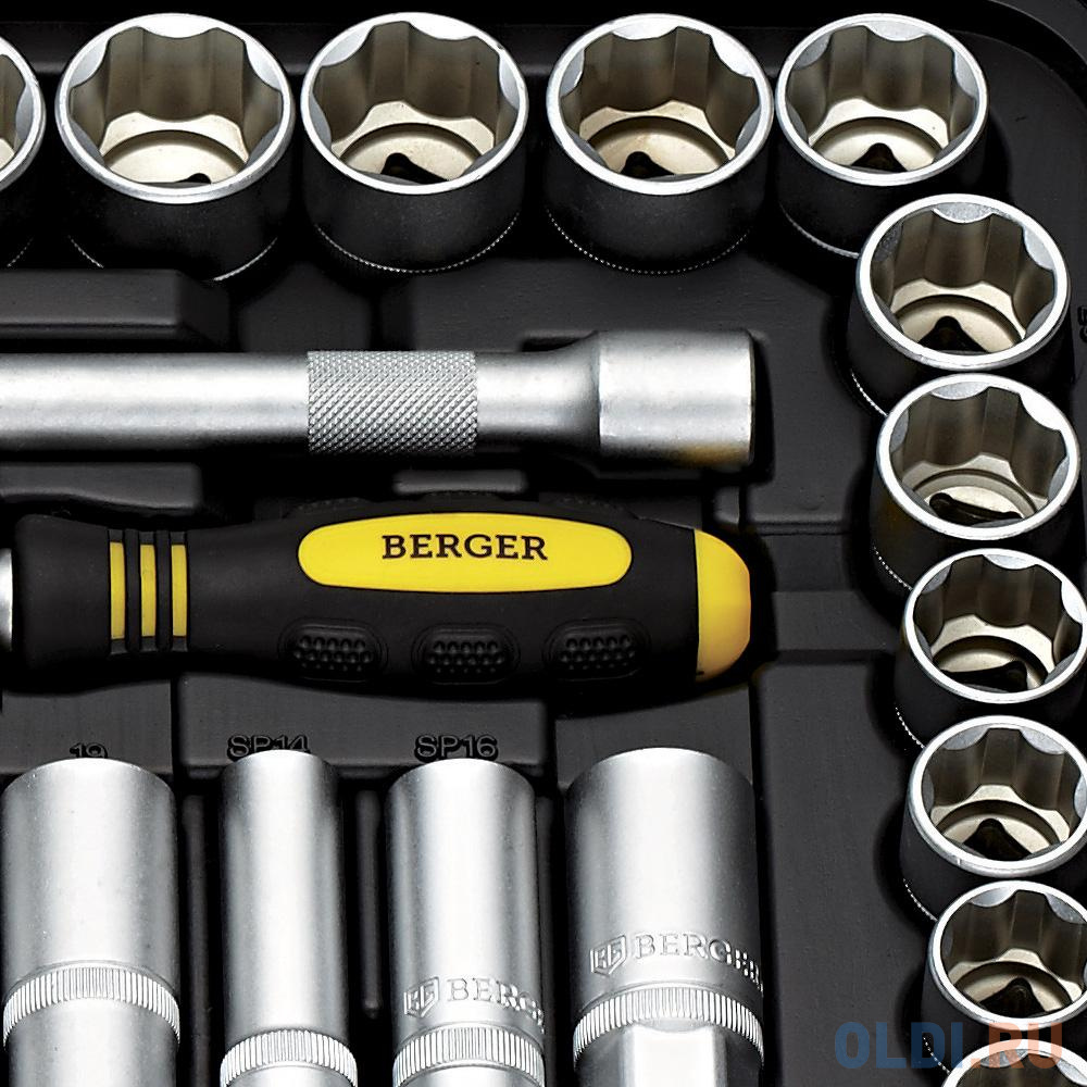 Набор инструментов BERGER BG050-12  универсальный 50 предметов 1/2 - фото 3