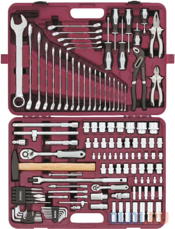 

Набор инструмента THORVIK UTS0127 универсальный 1/4", 1/2"DR, 127 предметов