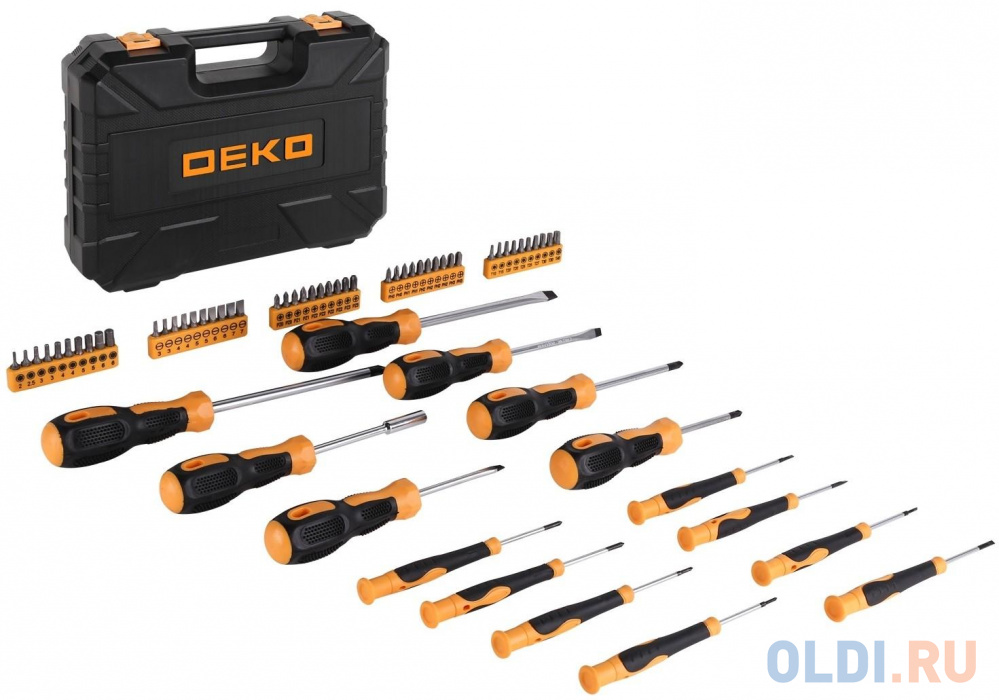 Набор инструментов Deko DKMT65 65 предметов (жесткий кейс) 065-0223 - фото 3