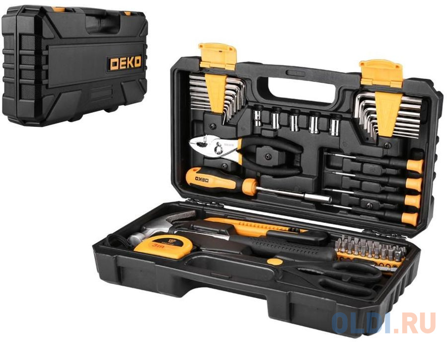 Набор инструментов Deko PRO DKMT62 62 предметов (жесткий кейс) канцелярский набор в пакете 5 предметов