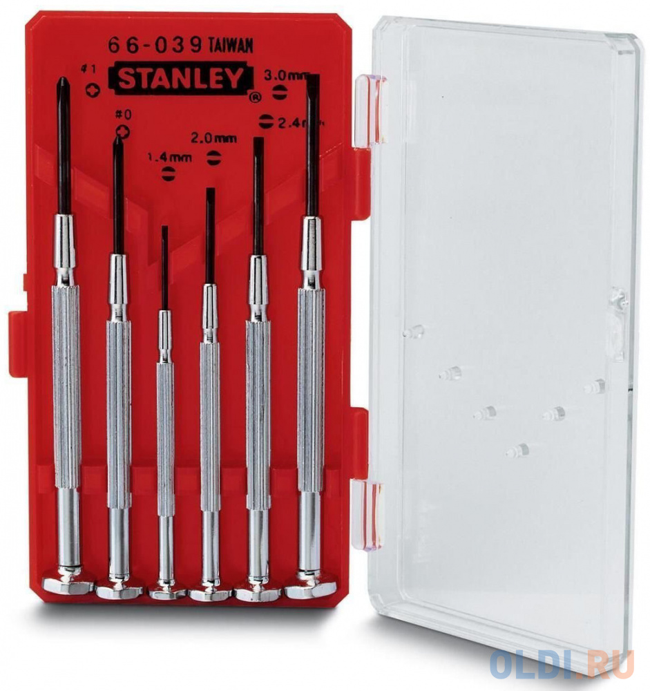 Stanley набор из 6-ти отверток для точной механики (1-66-039) от OLDI
