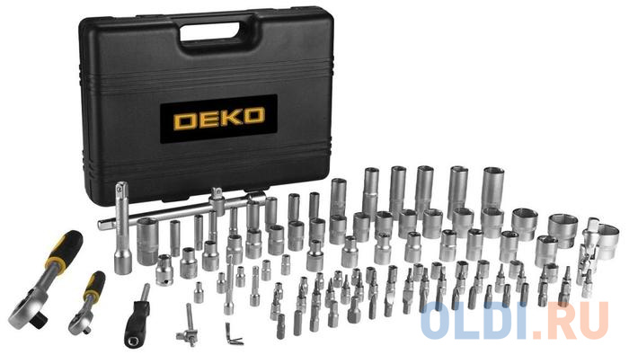Набор инструментов Deko DKMT108 108 предметов (жесткий кейс) 065-0218 - фото 4