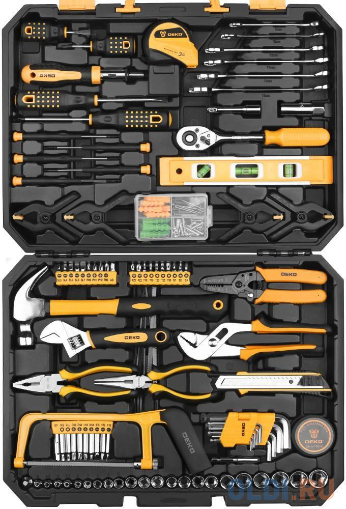 Набор инструментов Deko DKMT168 168 предметов (жесткий кейс) компрессор fubag house master kit ol 195 24 5 предметов