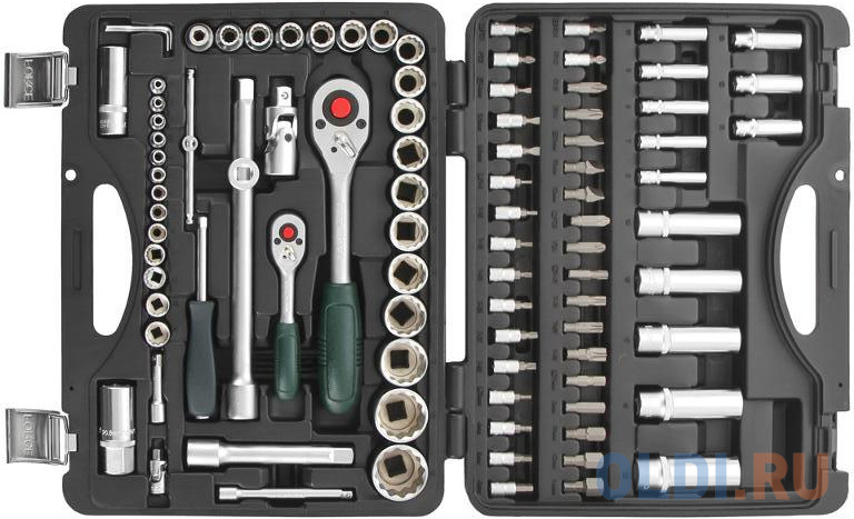 

Набор инструментов FORCE 4941R-9 1/4 1/2 94 пр. 12-гран.