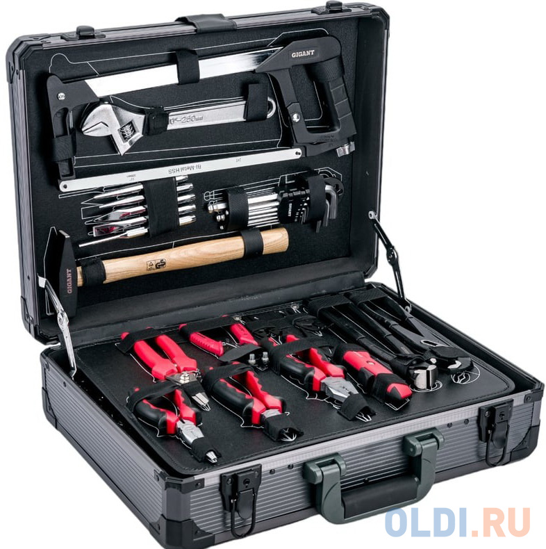 Gigant Professional Набор инструментов в алюминиевом кейсе 1/2" и 1/4" 151 предмет GPS 151 - GPS 151