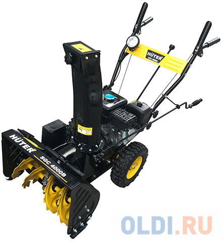 

Huter SGC 4000B [70/7/13] Снегоуборщик { 6,5л.с, скорости 4 вперед 2- назад, ширина 56, высата 42. Электростартер от АКБ 12В, ФАРА -есть, Подогрев руч