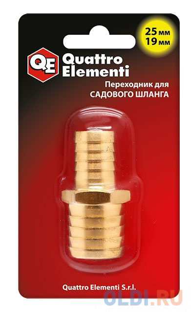 

Соединитель шлангов QE 771-923 25-19мм, латунь