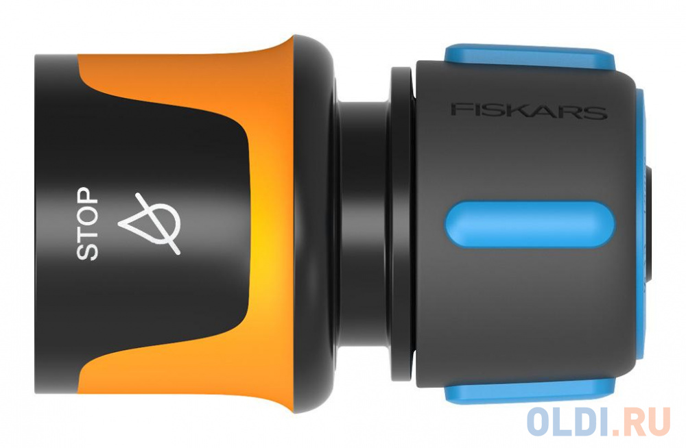 Коннектор Fiskars 1027079 Д.вх.1/2-5/8" черный/синий - фото 2