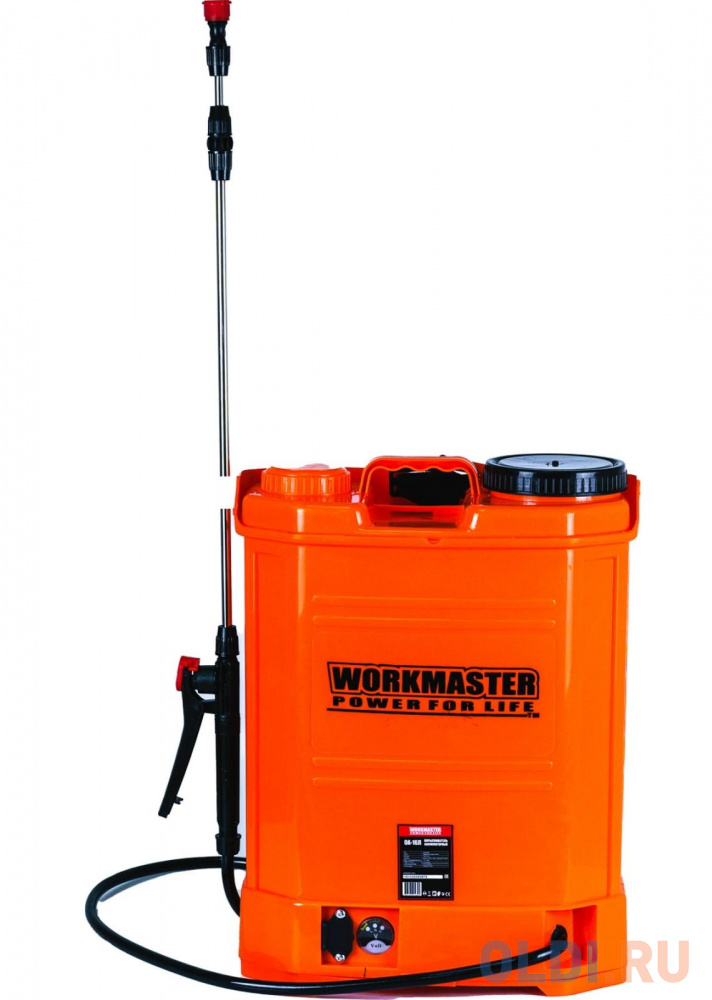 ОА-16 Опрыскиватель аккумуляторный WorkMaster (16л, свинцово-кисл. бат., ремень, 3 сопл, ЗУ, 5,6кг) - фото 1