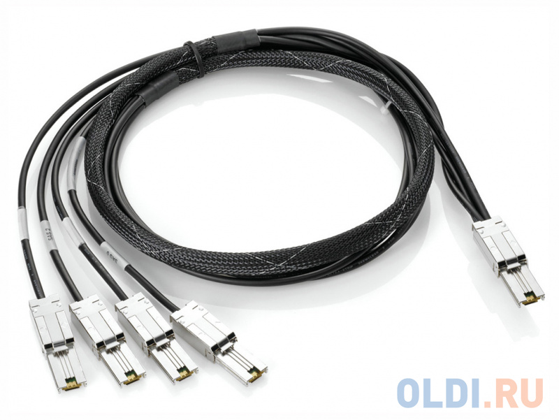 

Кабель HP Mini-SAS - 4x1 Mini-SAS 2м AN975A