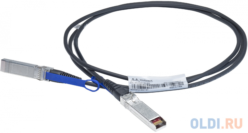 

Кабель Mellanox passive copper cable ETH 10GbE 10Gb/s SFP+ 2m MC3309130-002