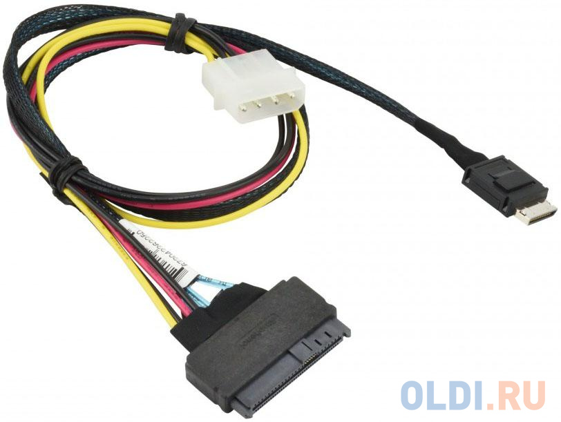 Кабель SuperMicro CBL-SAST-0956 55cm OCuLink to U.2 PCIE SFF-8639 with Power Cable kg super through 1000uf 35v 20x30mm pitch 10mm 35v 1000uf super penetration electrolytic capacitor with gold plated copper feet