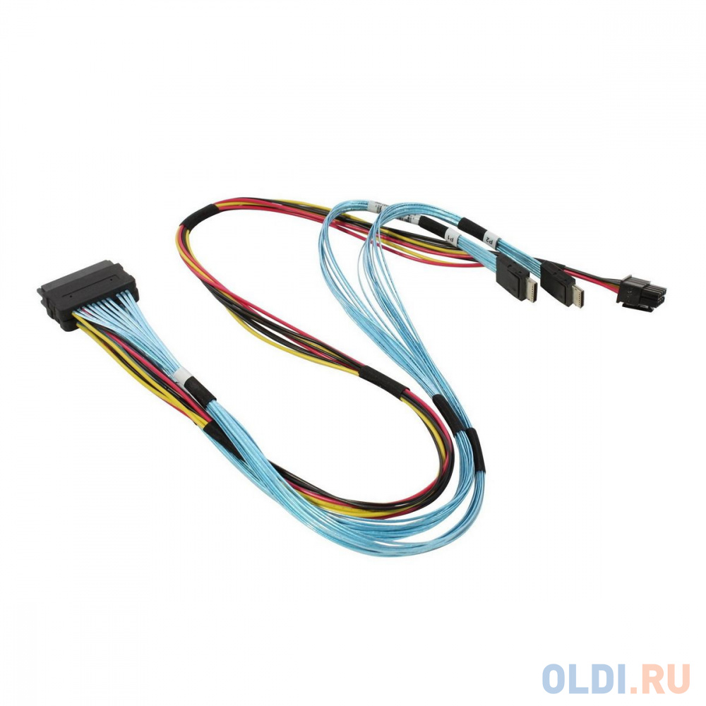 2x OcuLink v 1.0 to 2x PCIe SFF-8639 w/ Power, 55/70CM, 32/2