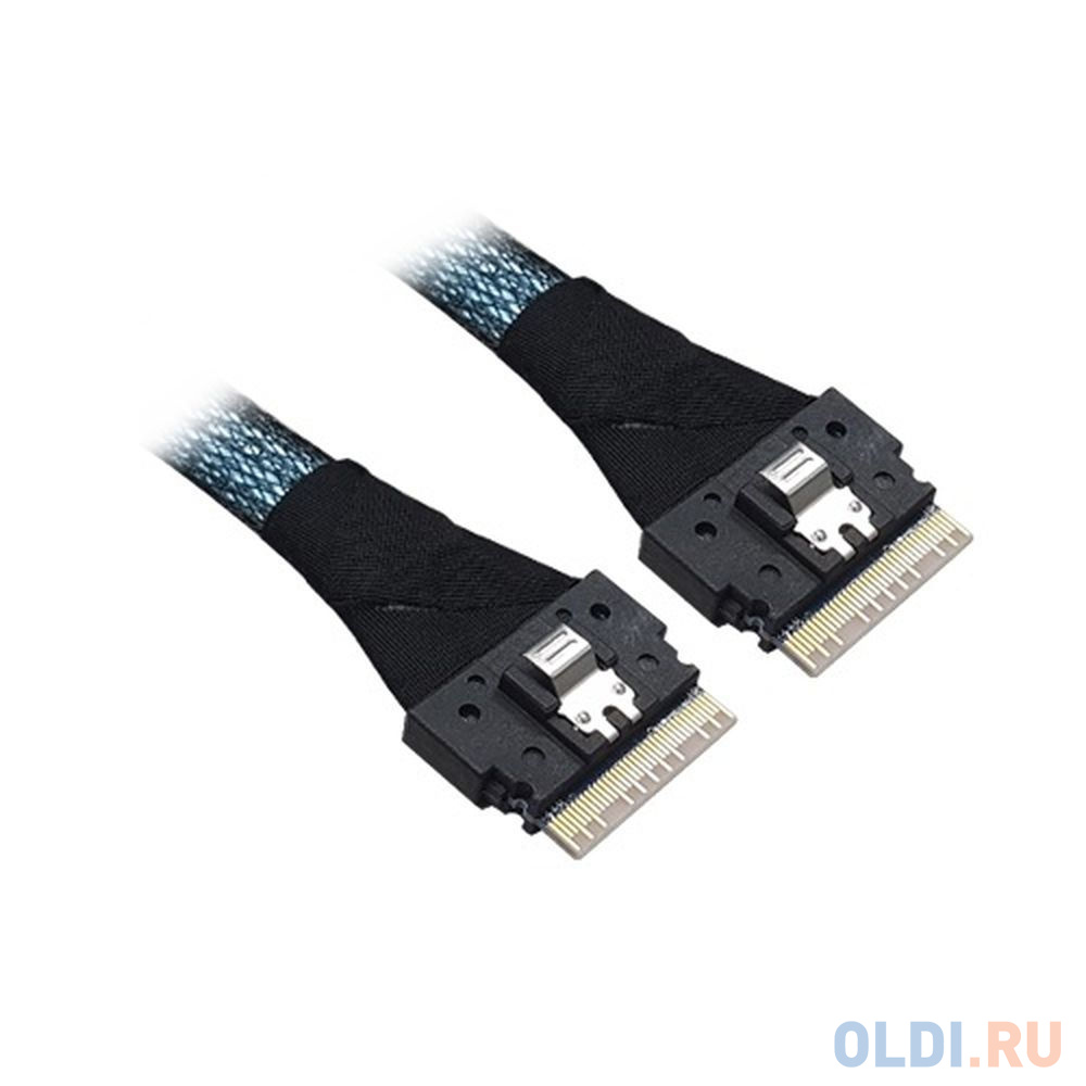 

Кабель ACD-60007-MD-60CM Slimline SASx8 (SFF8654) -to- Slimline SASx8 (SFF8654)+ SFF9402, 60CM