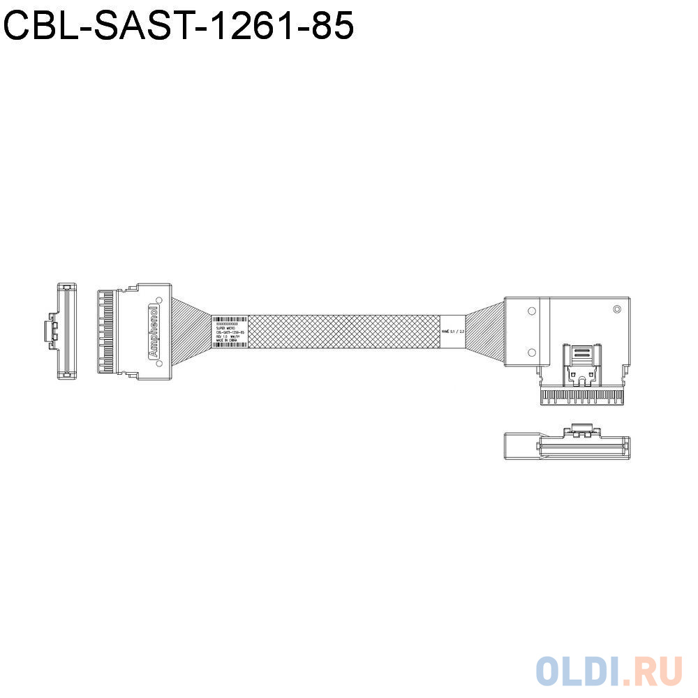 Supermicro CBL-KIT-220U-TNR-22N Cable Kit with 11 NVMe cables for X12 Ultra 220U-TNR