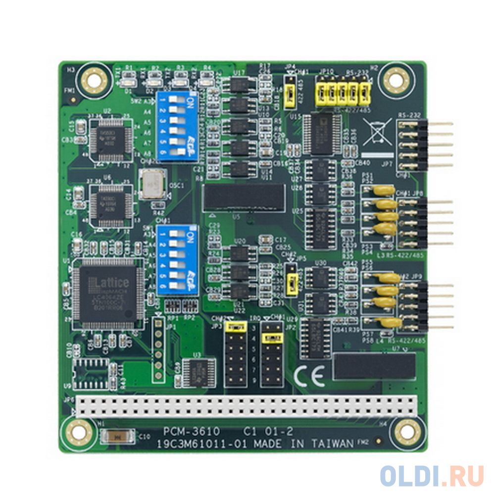 PCM-3610-CE   Адаптер 2 порта RS-232/422/485 PC/104 Module with Isolation Protection Advantech