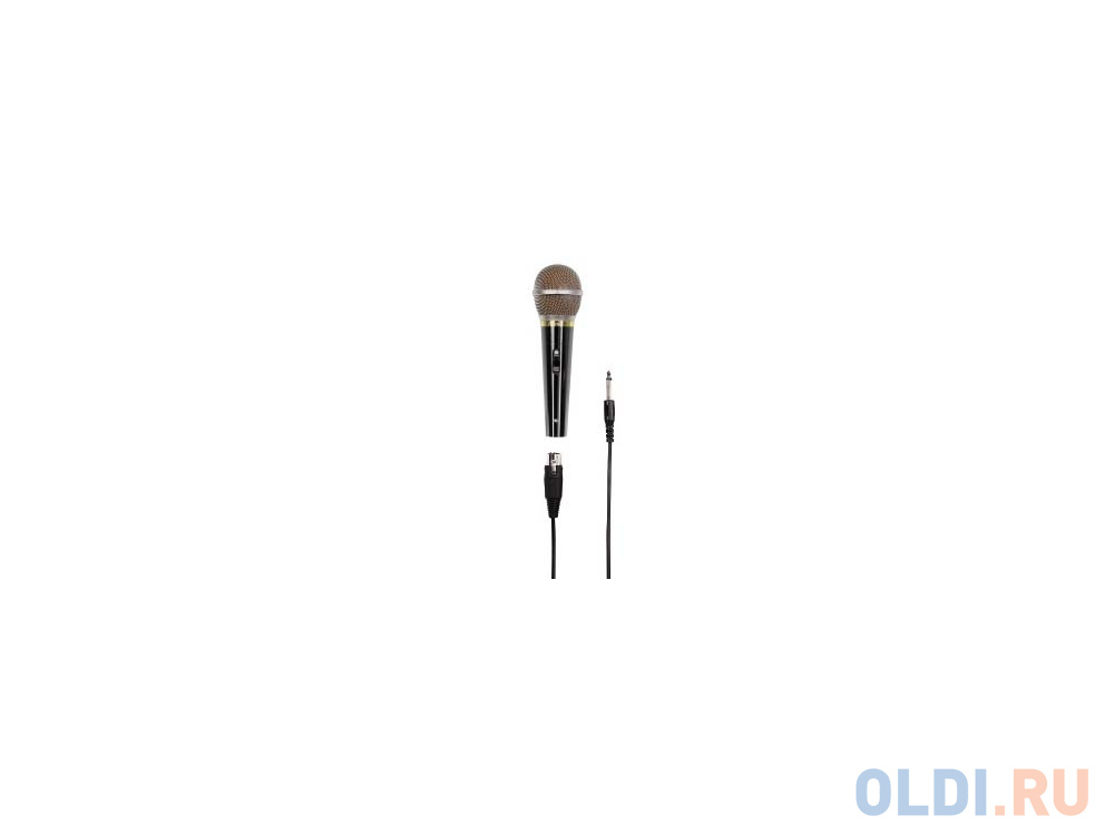 

Микрофон Hama DM60 H-46060 6.3 мм + адаптер 6.3/3.5 мм 3.0м черный