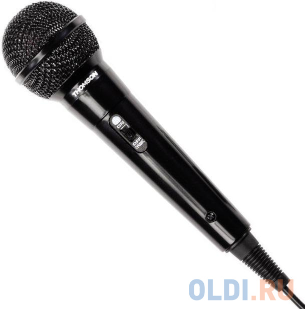 Микрофон проводной Thomson M135 3м черный микрофон проводной оклик gmng sm 900g 2м