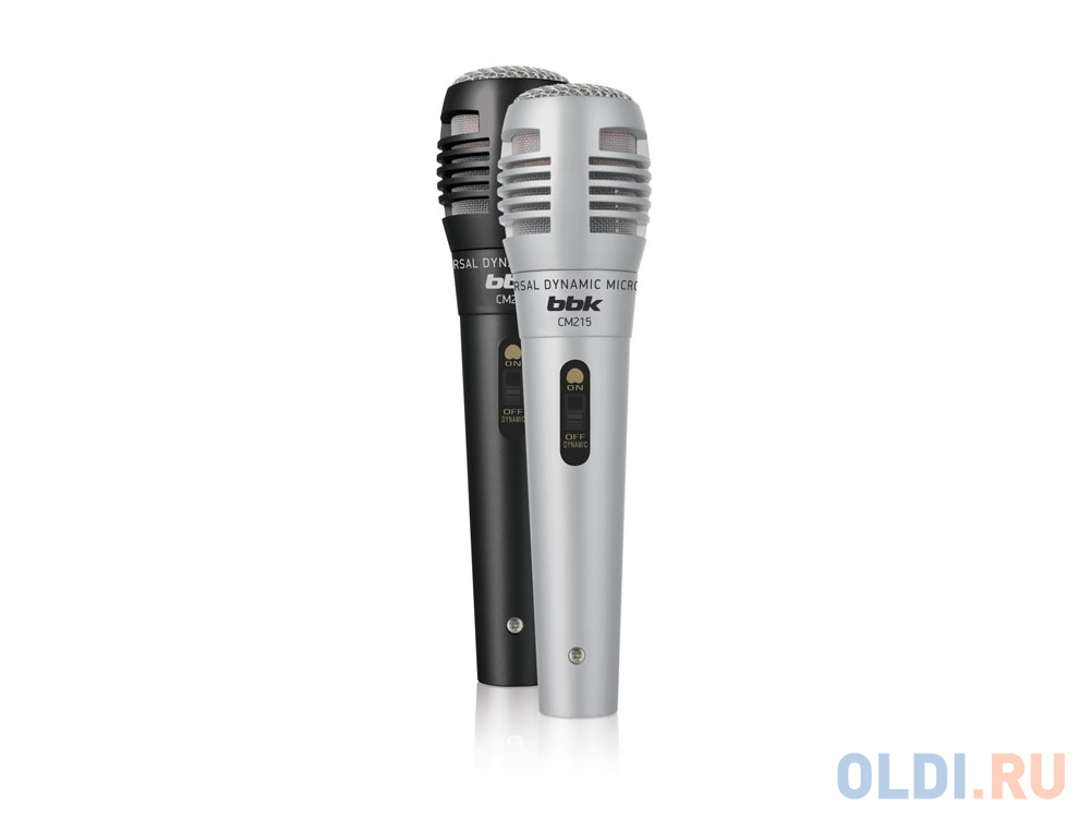 Микрофон BBK CM215 черно-серебристый 2шт