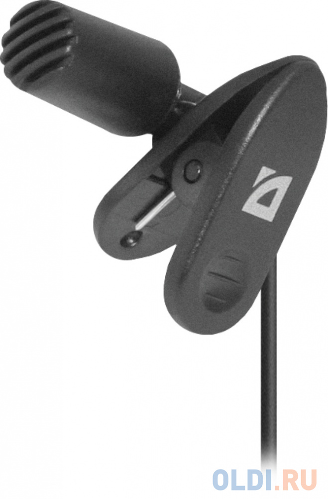 Микрофон Defender MIC-109 черный кабель 1.8м 64109 микрофон defender mic 117 серый кабель 1 5 м