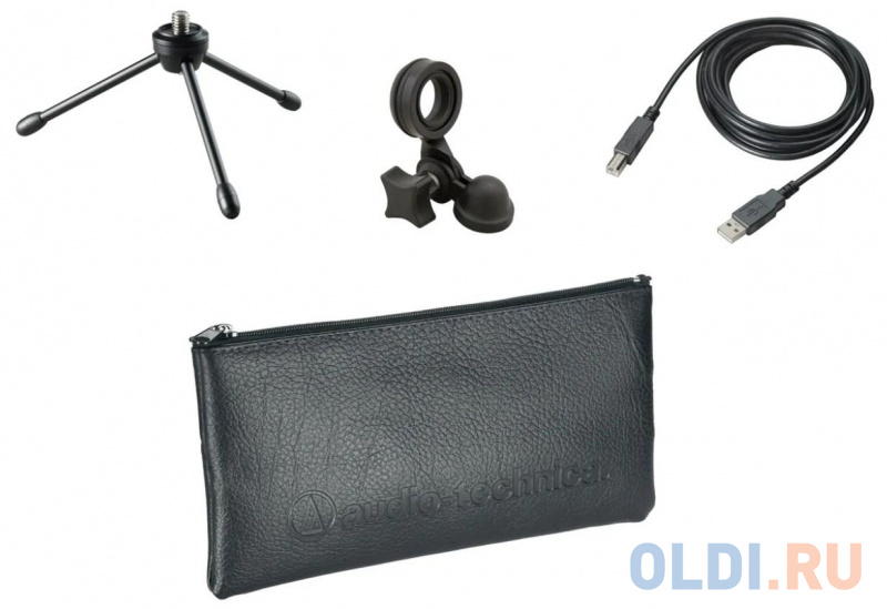Микрофон проводной Audio-Technica AT2020USB+ черный Микрофон проводной Audio-Technica AT2020USB+ черный фото