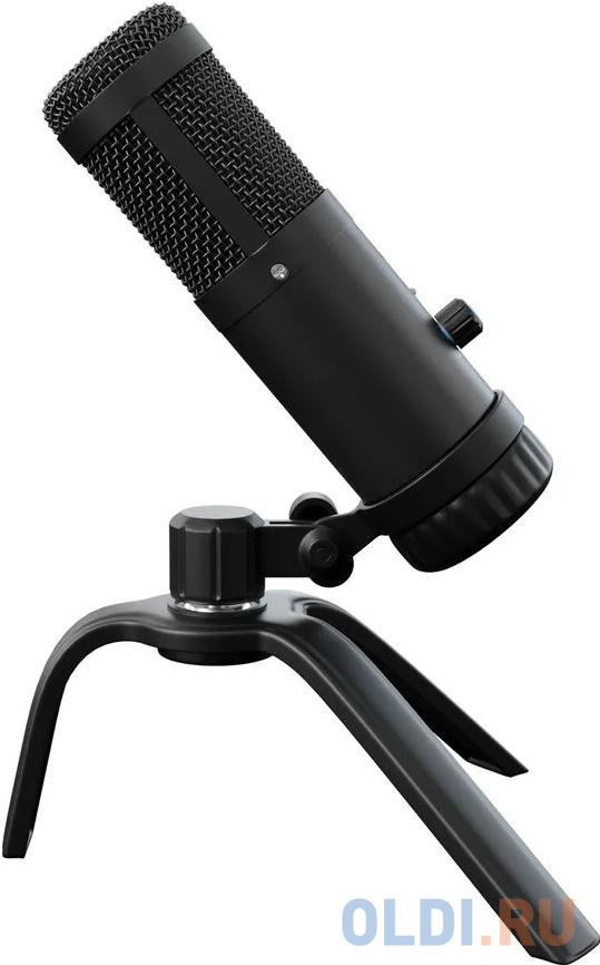 Микрофон проводной Оклик GMNG SM-900G 2м черный, размер 144х44 мм