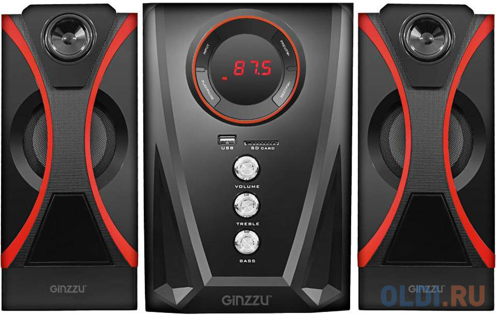 Колонки 2.1 GiNZZU GM-406.Осмотр платы управления колонками, блока питания, сбор