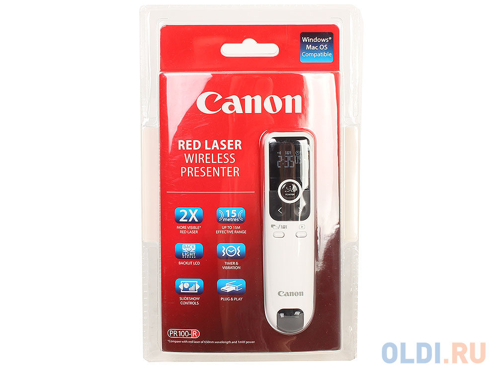 

Презентер Canon PR100-R White USB(Radio