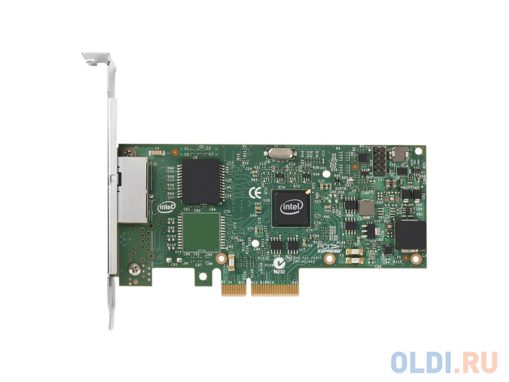 Сетевая карта Intel i350T2 V2 936714, 2x1GbE (RJ-45), PCIE2.1 x8, VMDq, PCI-SIG* SR-IOV Capable, iSCSI, NFS, LP and FH bracket included от OLDI