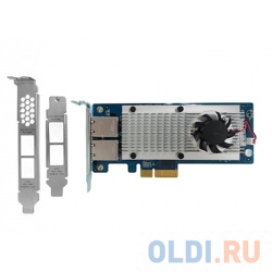 

QNAP LAN-10G2T-X550 LAN Expansion Card 10 GbE for TS-ECxx80U-RP, SS-ECxx79U-SAS-RP, TS-ECx79U-SAS-RP, TS-ECx79U-RP, TS-x79U-RP, TS-x70U-RP