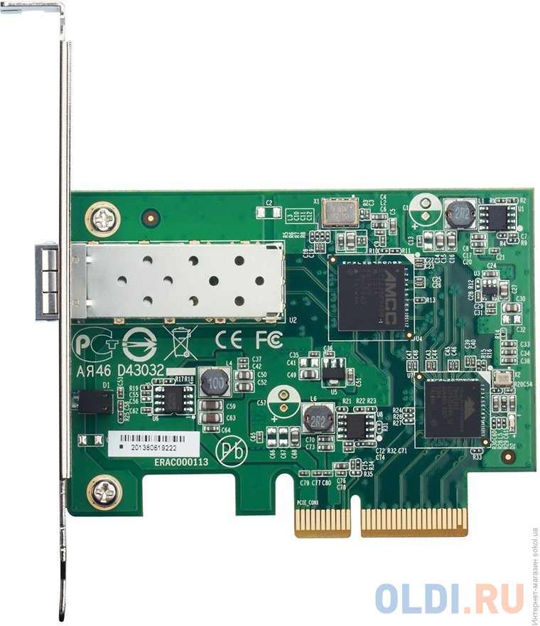 Сетевой адаптер D-LINK DXE-810S 10/100/1000/10000Mbps сетевой адаптер pcie 10gb e10g18 t2 synology