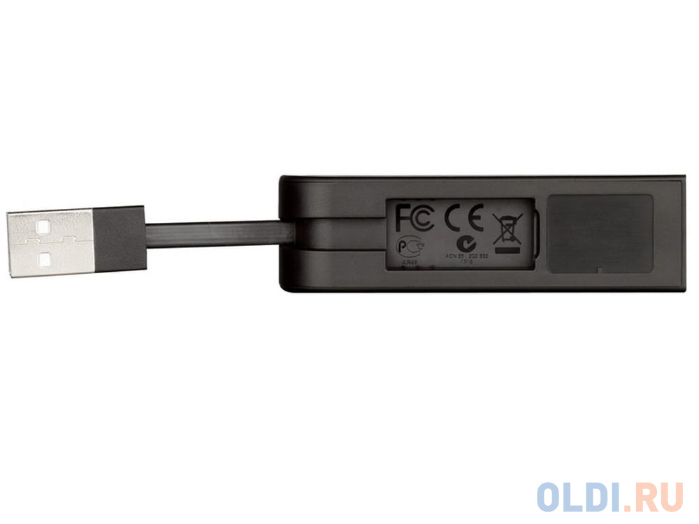 Адаптер D-Link DUB-E100/B/C1A Сетевой адаптер с 1 портом 10/100Base-TX для шины USB 2.0 от OLDI