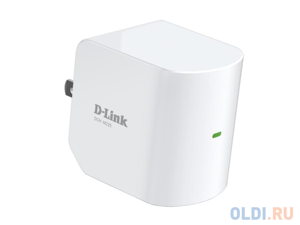 Адаптер Powerline D-Link DCH-M225/A1A 802.11n/g/b 300 Мбит/с адаптер powerline tp link tl wpa4220 2x10 100mbps 500mbps 802 11n 300mbps