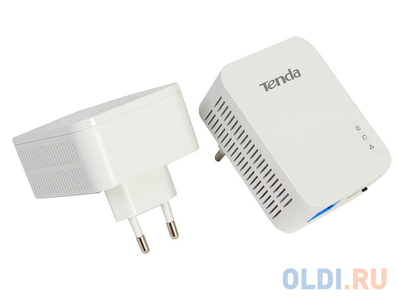 

Адаптер PowerLine Tenda PH3 AV1000 комплект гигабитных Powerline адаптеров. GE порт