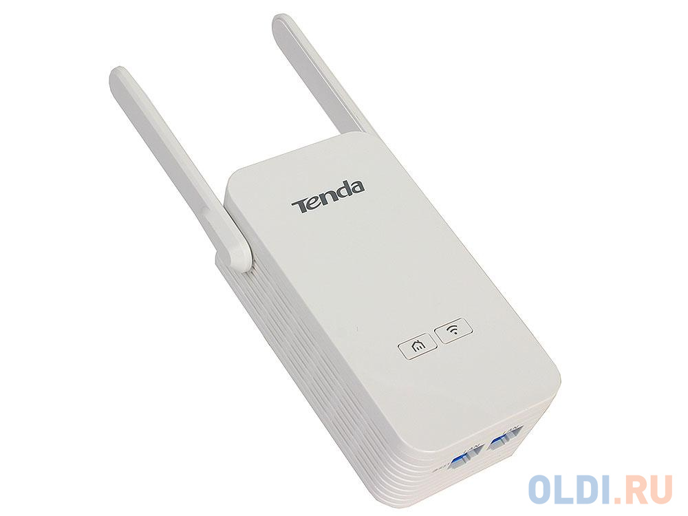 Адаптер PowerLine Tenda  PA6 AV1000 2-портовый гигабитный Wi-Fi Powerline повторитель коммутатор teg1008m tenda