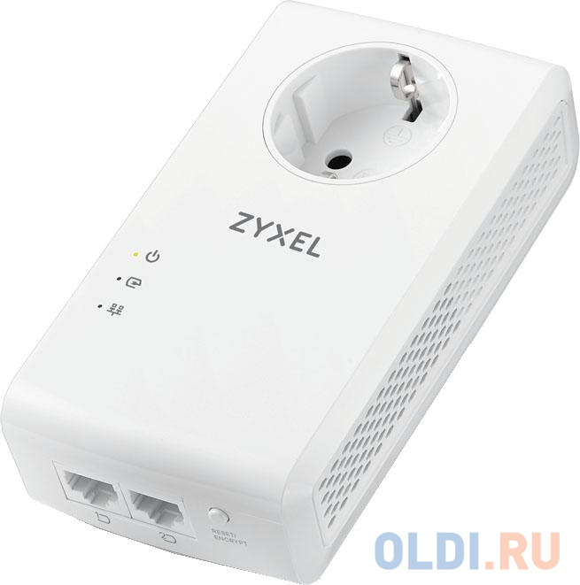 ZYXEL PLA5456 AV2000 MIMO Pass thru Powerline Gigabit Ethernet Adaptor Twin