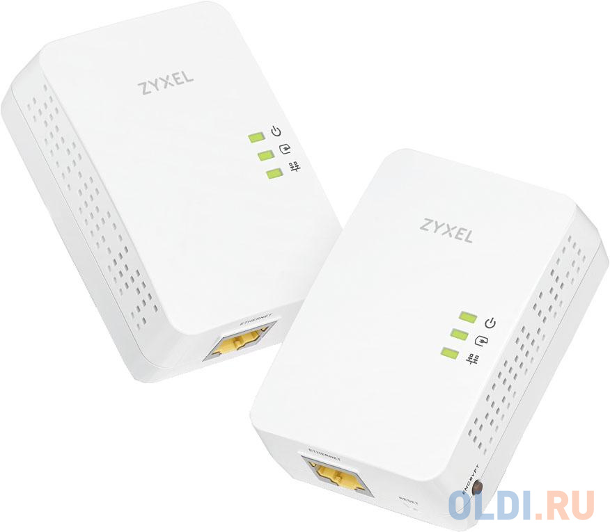 Сетевой адаптер HomePlug AV Zyxel PLA5405V2-EU0201F PLA5405V2 Ethernet (упак.:2шт) от OLDI