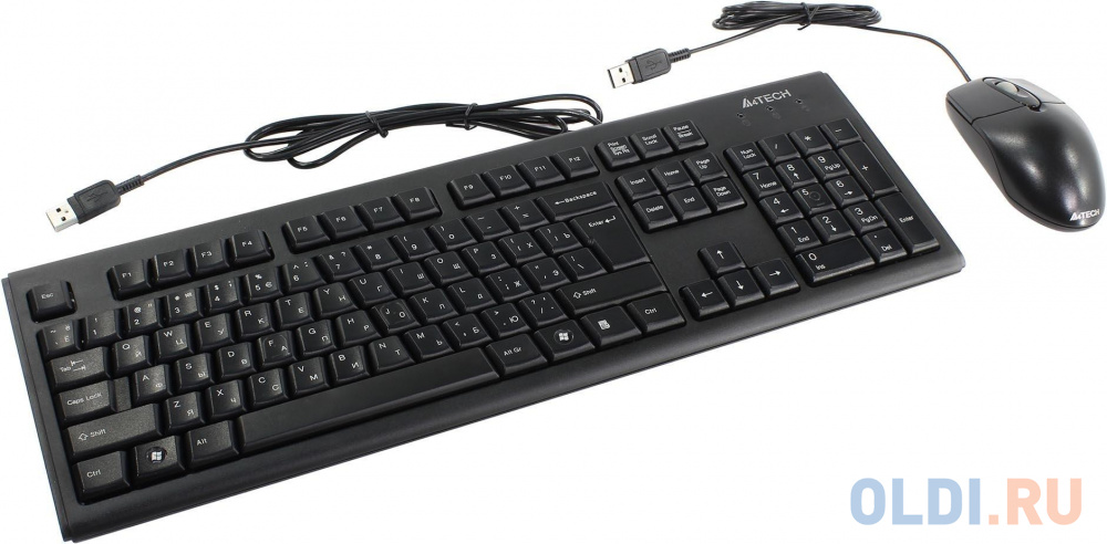 Комплект A4Tech KRS-8372 черный USB - фото 1