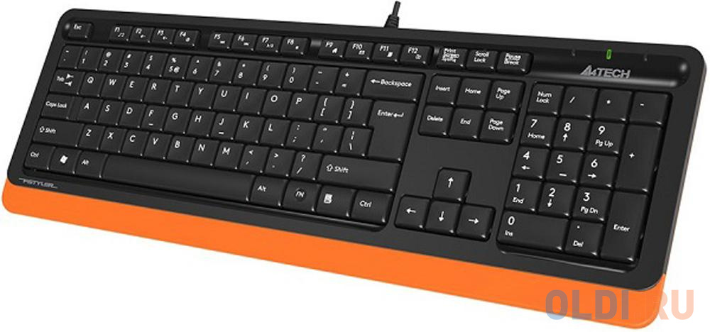 A-4Tech Клавиатура + мышь A4 Fstyler F1010 ORANGE клав:черный/оранжевый мышь:черный/оранжевый USB [1147551] - фото 3