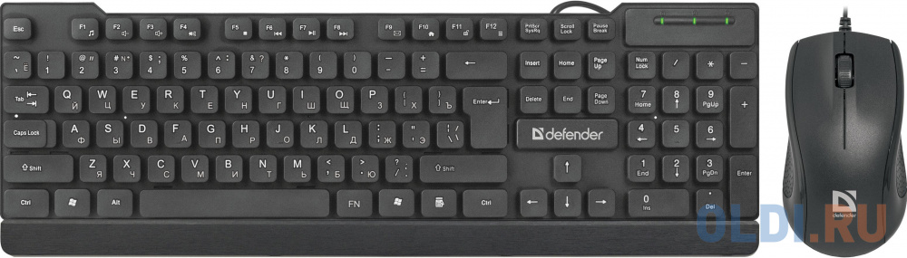 Проводной набор Defender York C-777 RU,черный,мультимедиа клавиатура atlas hb 450 ru мультимедиа 124 кн usb defender