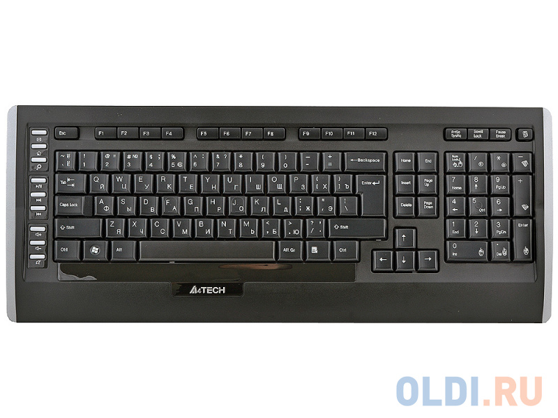 Клавиатура + Мышь A4Tech 9300F USB Black 2.4G наноприемник фото